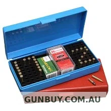 MTM SB-200-20 200 Rnd Ammo Box Blue