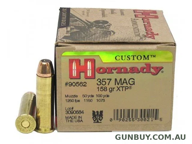 Claremont Firearms HORNADY .357MAG 158GN XTP 25PK