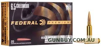 Federal Gold Medal 6.5 Grendel 130gn Berger BTHP