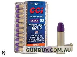 CCI CLEAN-22 PURPLE 31GR HV LN