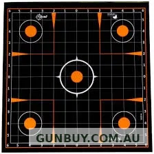 Allen EZ Aim Splash Adhesive Sight in Grid 5PK 12'x12'
