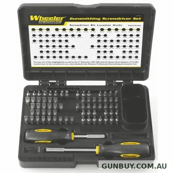 Wheeler Gunsmithing Screwdriver Set