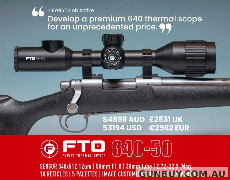 FYRLYT FTO-640 50 Thermal Riflescope