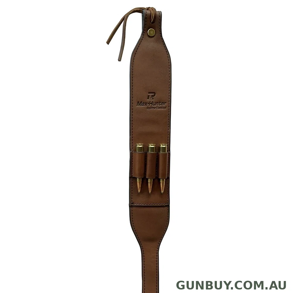 Pro-Tactical Big Game Trad. Leather Gun Sling Ammo Loops