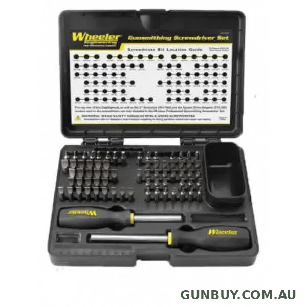 Wheeler Deluxe Gunsmithing Screwdriver Set