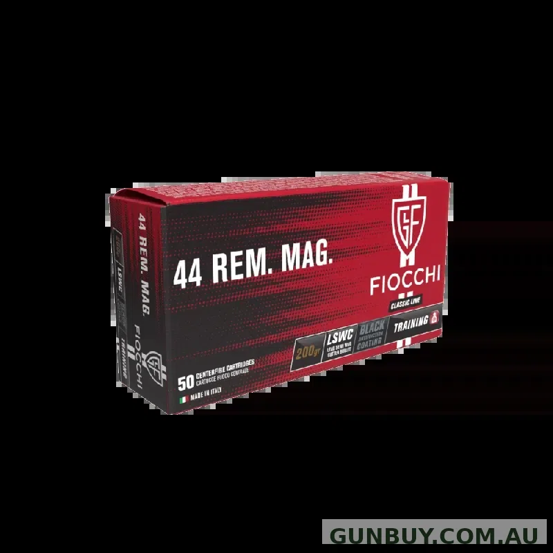 Fiocchi 44 Mag 200gr LSWC GZN