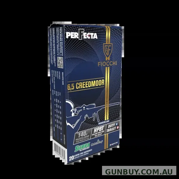 FIOCCHI 140GR PERFECTA HPBT SMK CREEDMOOR 20PK