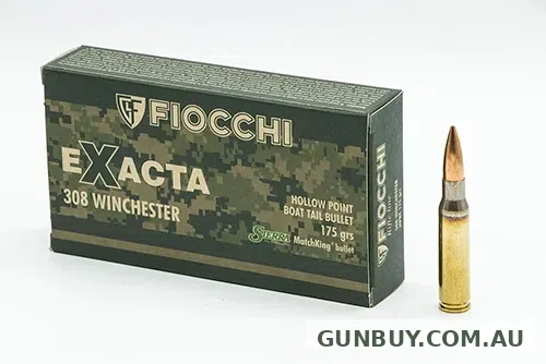 Fiocchi 308 Win 175gr HPBT Exacta Match