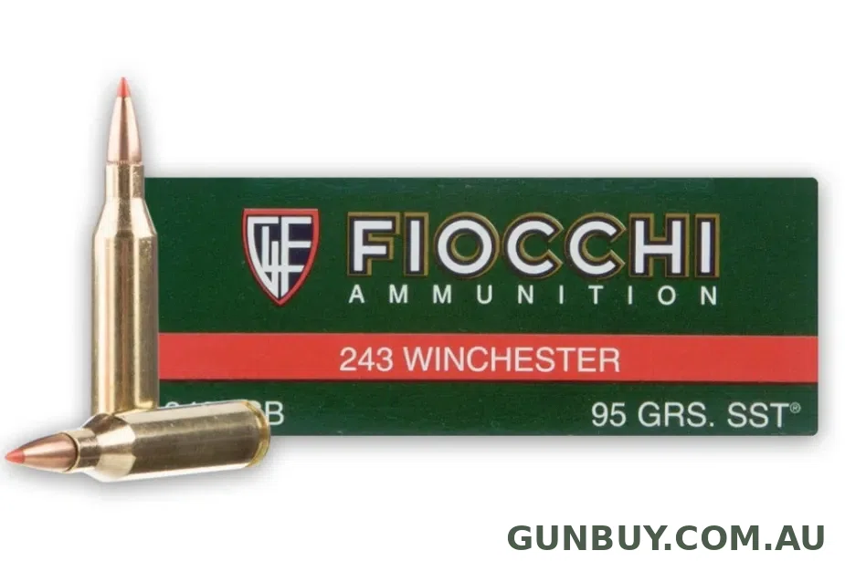 FIOCCHI 243 WIN 95GR SST 20PK POLYMER TIP