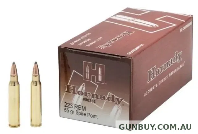 Hornady Ammo 223 REM 55 GR SP