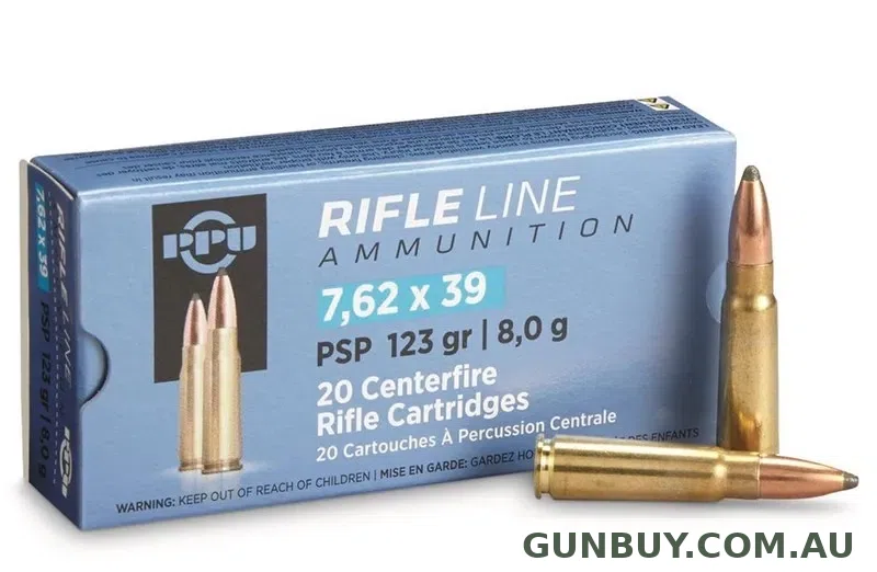 PPU 7.62x39 123gr SP
