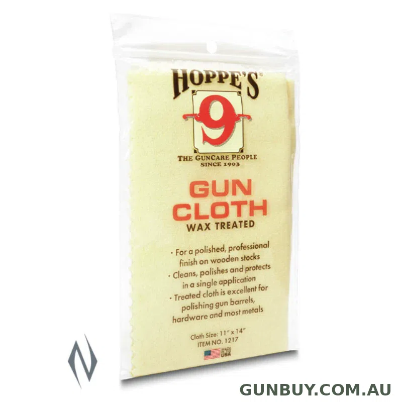 HOPPES GUN CLOTH WAX TREATED