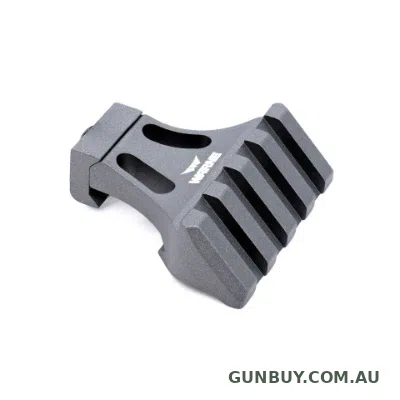 Warne Picatinny Side Mount Adapter 45 Degree, Tactical Gray