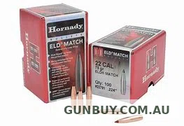 Hornady 22 Cal .224 75gr ELD Match