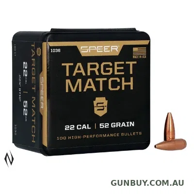 Speer 224 52GR HPBT MATCH 100PK