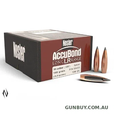 Nosler 308 168gr SP Accubond LR 100pk