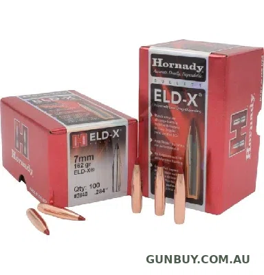 Hornady 7mm .284 162gr ELD-X 100pk