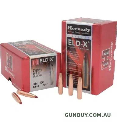 Hornady 7mm .284 162gr ELD-X 100pk