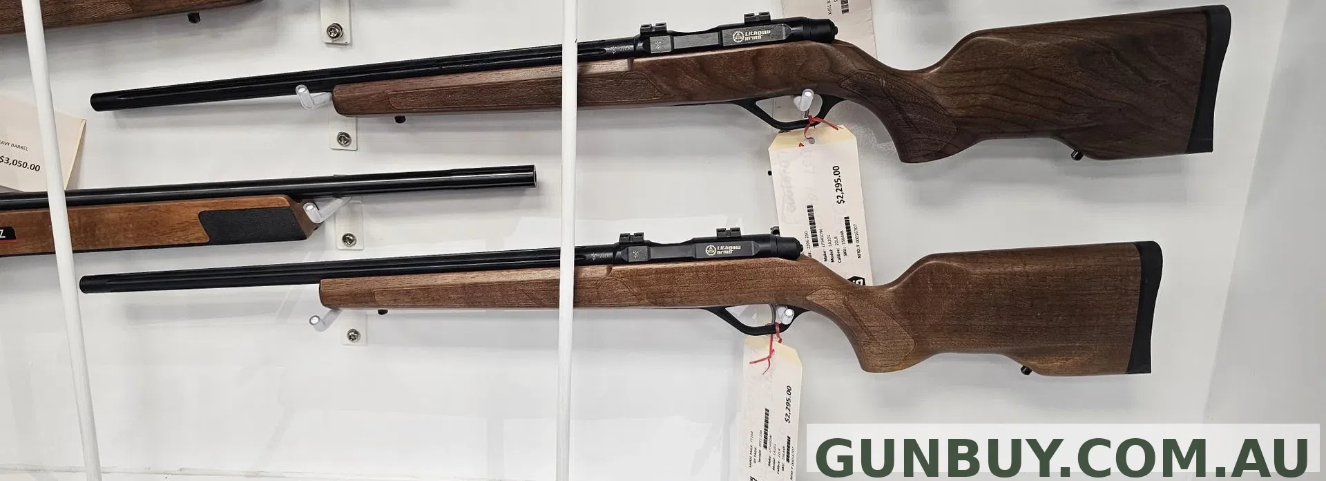 Lithgow LA101 22LR Walnut Fluted Midnight Blue 10 Year Anniversary Model