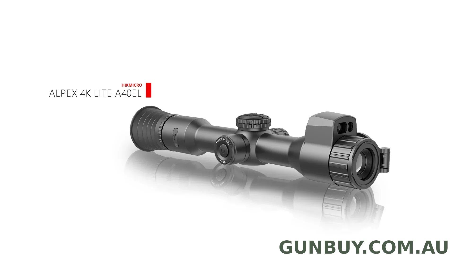 HIKMICRO ALPEX 4K Lite A40EL 40mm Night Vision Scope with LRF