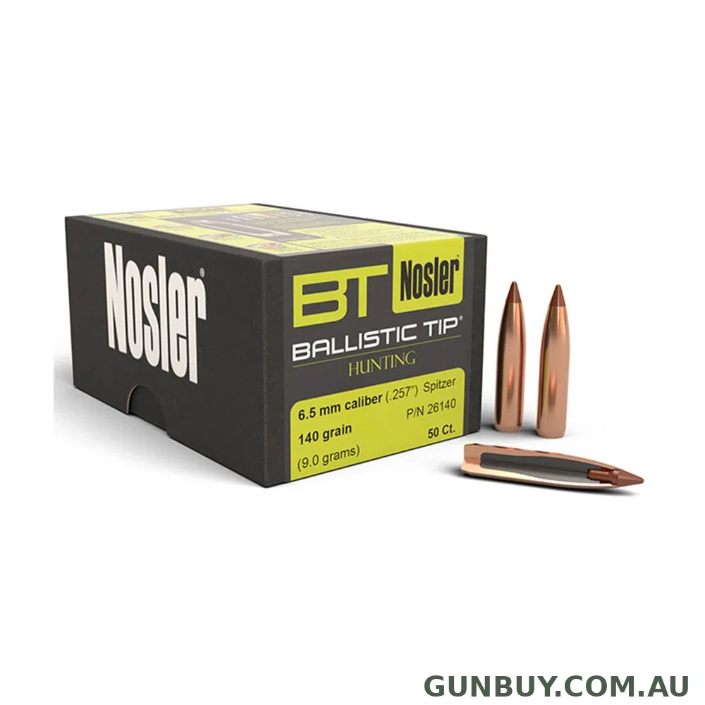 Nosler 6.5MM 140GR BALLISTIC TIP 50PK