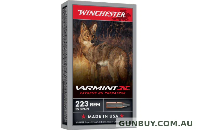 Winchester Varmint X 223Rem 55gr PT 20pk