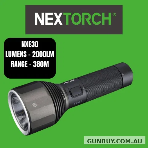 Nextorch E-Series Rechargeable Torch Long Range High Beam, 6 Modes – NXE30