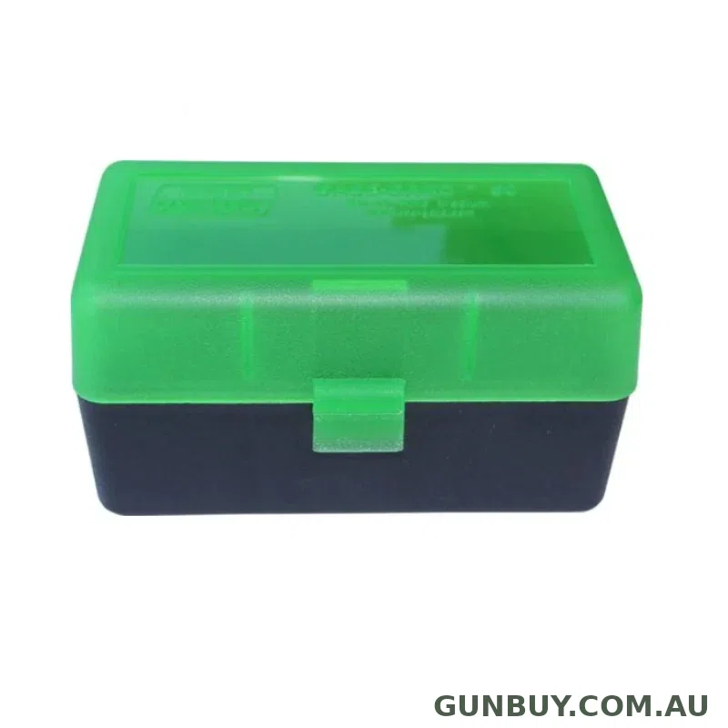 MTM RM-50 - Ammo Box 50 Round Flip-Top 243 308 Win 220 Swift -Green