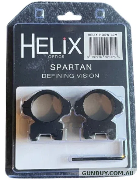 HELIX OPTICS WEAVER ALUMINIUM RINGS 30MM MEDIUM