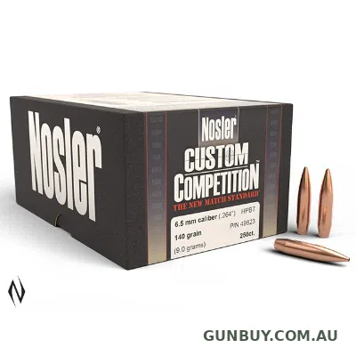 Nosler 6.5MM 140GR HPBT CUSTOM COMP 250PK
