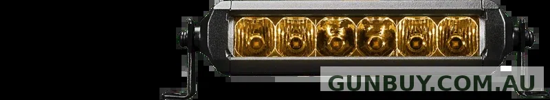 Lightforce VIPER 6 INCH SINGLE ROW AMBER LED LIGHT BAR