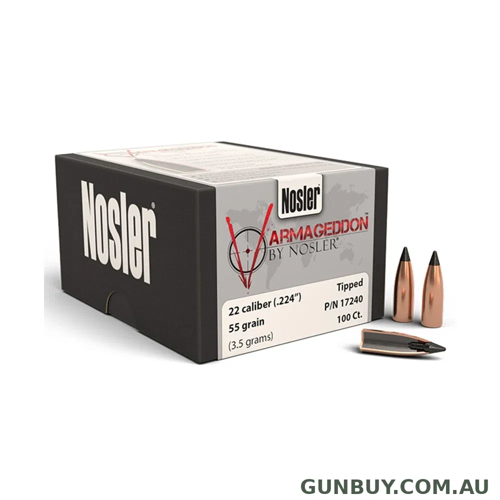 Nosler Varmageddon 224 55gr 100pk