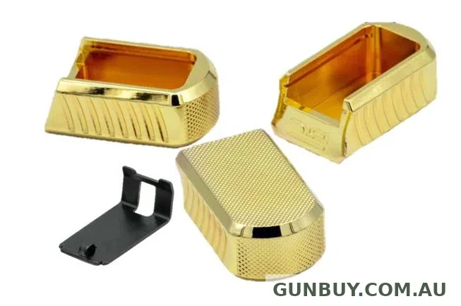 Boss Components CZ Shadow 2 Mecgear Extended Basepad Aluminium + Clip Gold Plated
