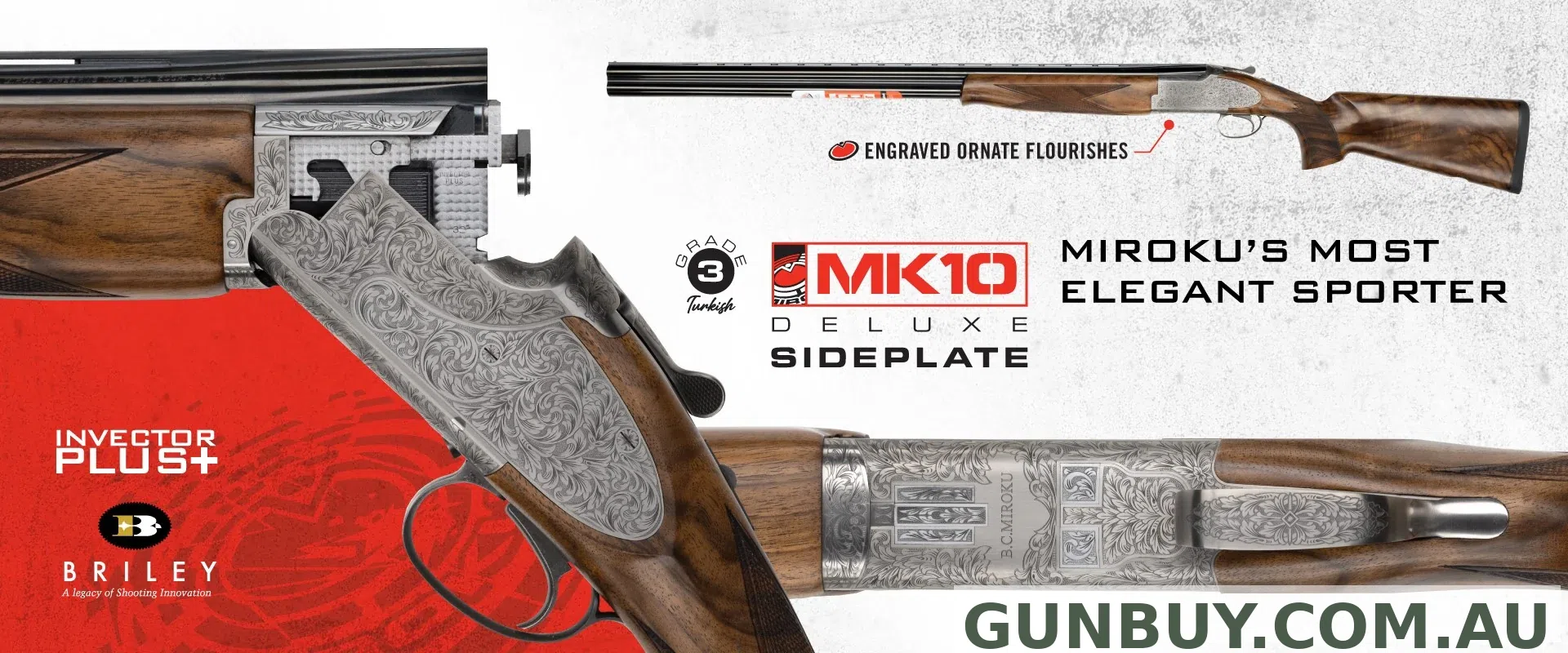 Miroku MK10 G5 Side Plate Deluxe 12ga 30inch