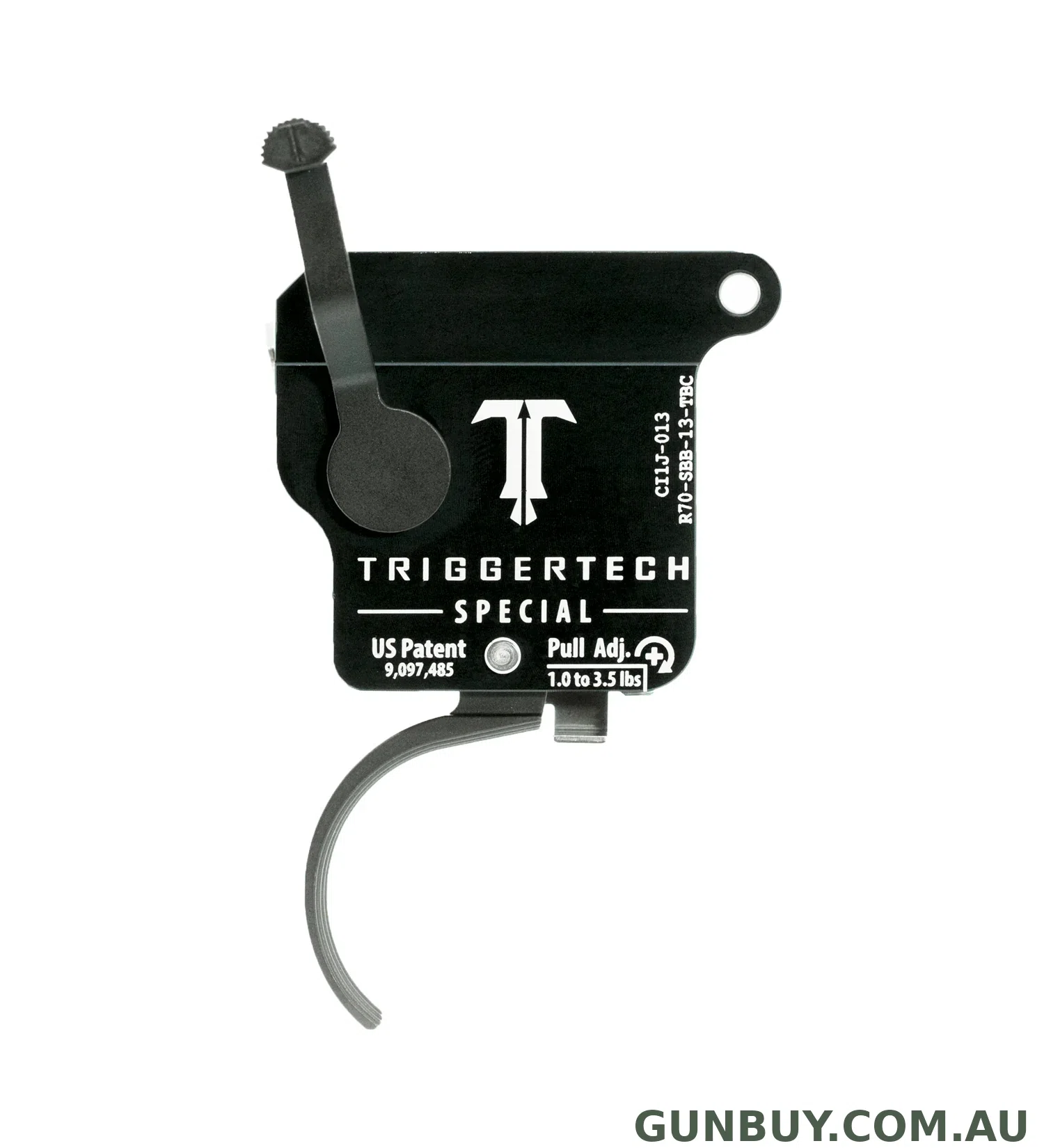 TriggerTech SPECIAL CURVED BLK TOP SAFTEY REM 700 S/ STAGE