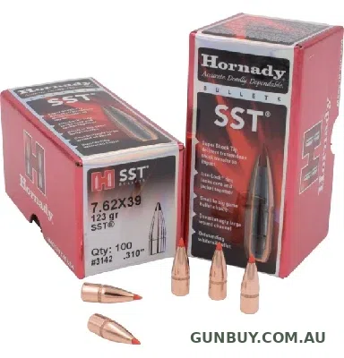 Hornady .310 7.62X39 123gr SST 100pk