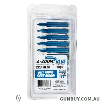 A-Zoom Snap Cap Blue 10PK