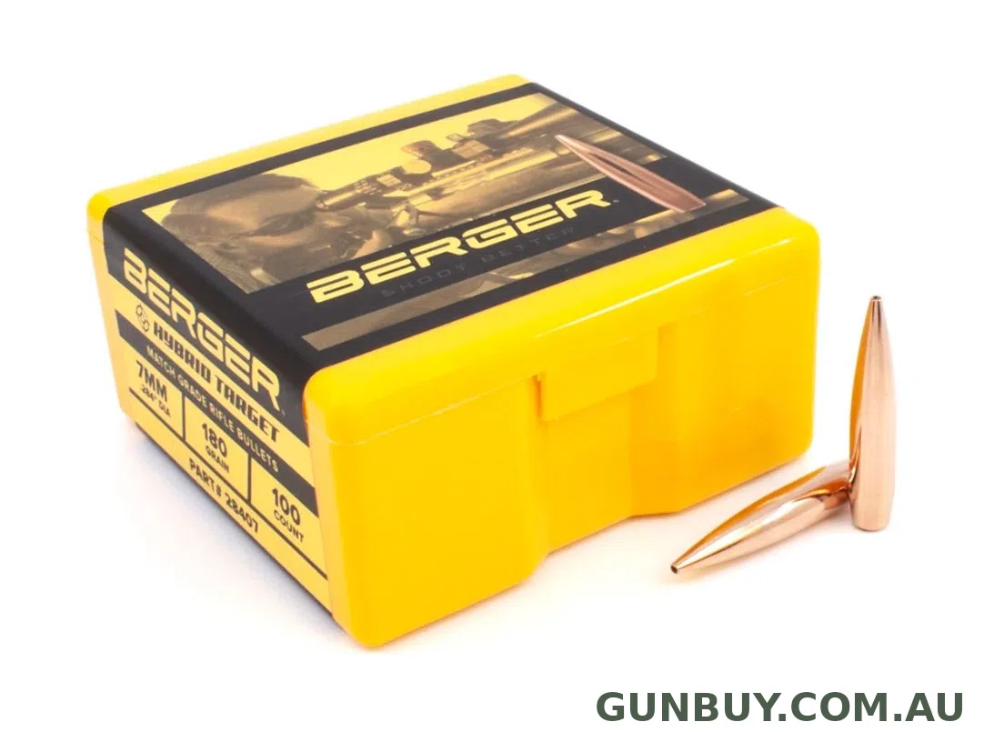 Berger 7mm 180 gr Hybrid Target (500/box)
