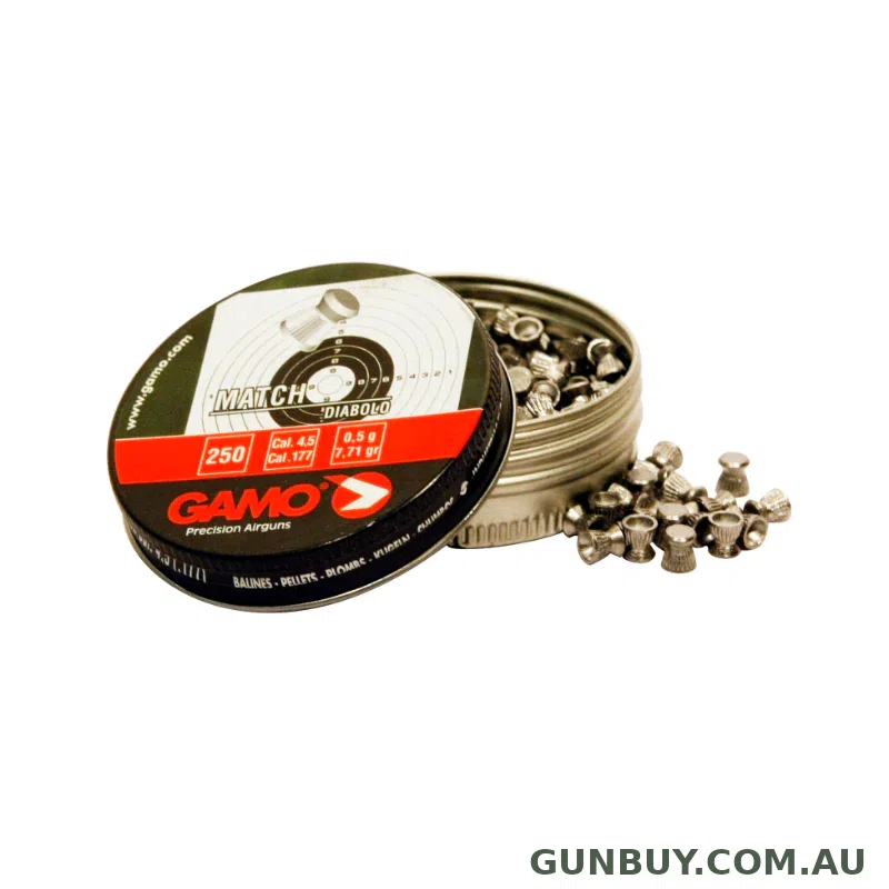 Gamo Match .22 (flat) # 6320025 tin of 250
