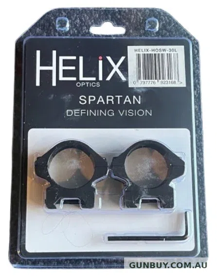 Helix Optics Weaver Aluminium Rings 30mm Low