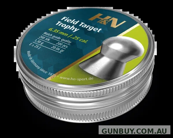 H&N Field Target Trophy .25 - 19.91gr - 200pk
