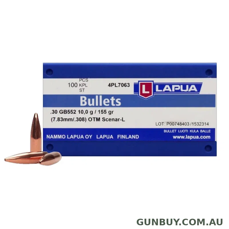 Lapua BULLET 308 155GR SCENAR L 100PK