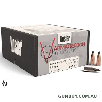 Nosler 224 55gr Tip Varmageddon 500pk
