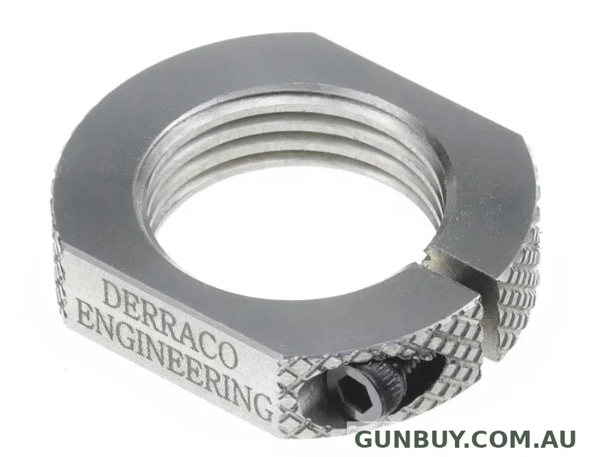 Derraco Engineering Stainless Steel split ring for all reloading dies with 7/8-14 threads