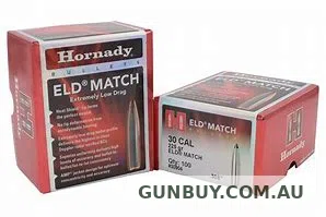 Hornady 30 Cal .308 225gr ELD Match 100pk
