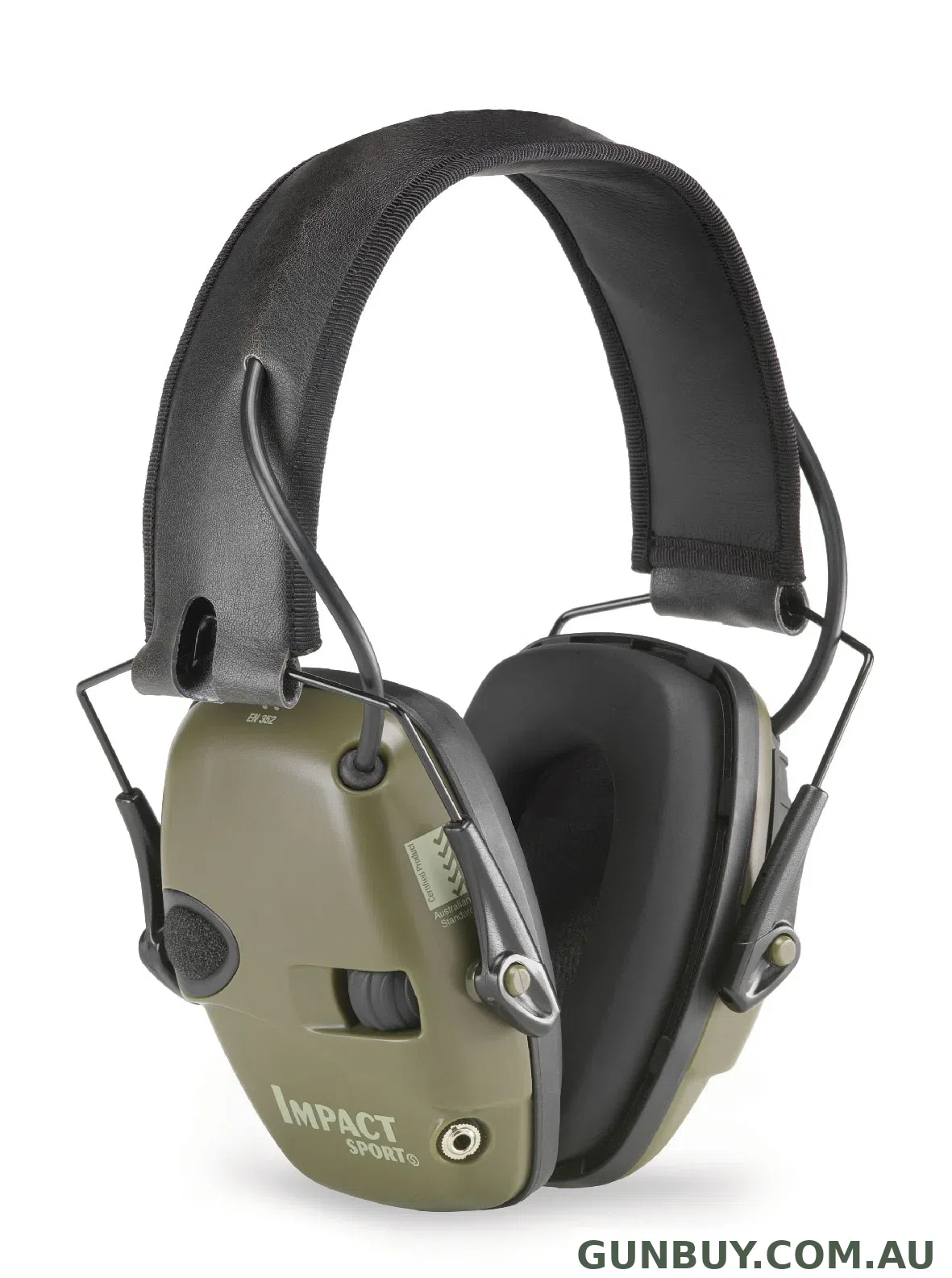 Howard Leight Impact Sport Electronic Earmuff - OD Green