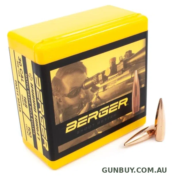 Berger 30 cal 168 gr Hybrid Target 100pk
