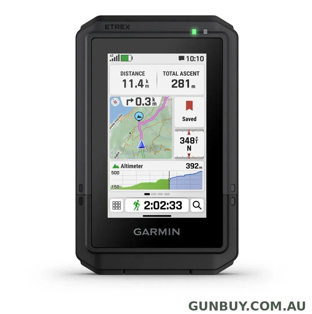 Garmin eTrex Touch GPS Handheld with touchscreen and preloaded maps