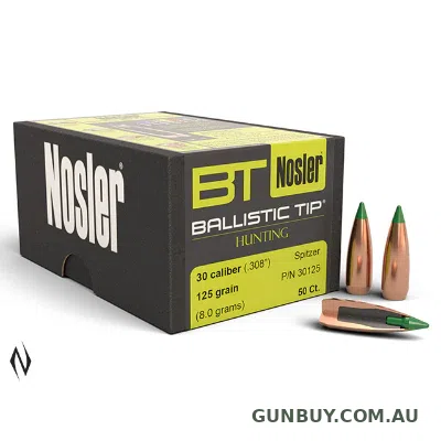 NOSLER 308 125GR BALLISTIC TIP 50PK