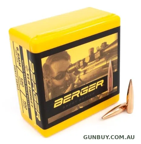 Berger 6.5mm 130 gr VLD Target 100pk